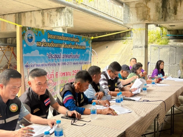 เทศบาลตำบลท่าแพ จัดประชุมประชาคมท้องถิ่น เพื่อเพิ่มเติมแผนพัฒนาท้องถิ่่น