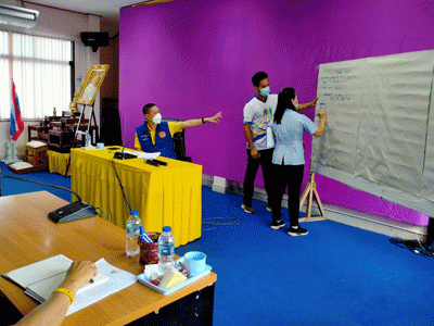 เครือข่ายตำบลปากพูนร่วมประชุมวางแผนการดำเนินการควบคุมป้องกันการระบาดโรคโควิด-19