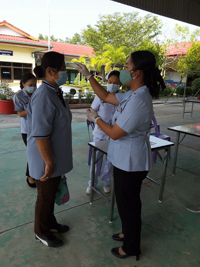 โครงการอบรมเชิงปฏิบัติการให้ความรู้ในการป้องกันโรคติดเชื้อไวรัสโคโรน่า โควิด-19