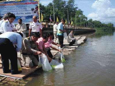โครงการปล่อยปลาถวายพระราชกุศลฯ